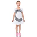 Letter C  Kids  Short Sleeve Velvet Dress View1