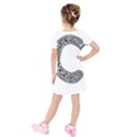 Letter C  Kids  Short Sleeve Velvet Dress View2