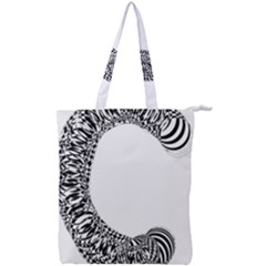 Letter C  Double Zip Up Tote Bag by Sabelacarlos