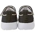 Black Alligator Skin Kids  Velcro Strap Shoes View4