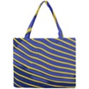 Yellow Blue Stripped Fish Mini Tote Bag View1