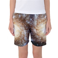 Galaxy Space Women s Basketball Shorts by Sabelacarlos