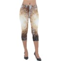 Galaxy Space Lightweight Velour Capri Leggings  View1