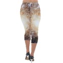 Galaxy Space Lightweight Velour Capri Leggings  View2