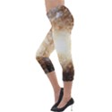 Galaxy Space Lightweight Velour Capri Leggings  View3