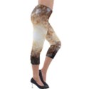 Galaxy Space Lightweight Velour Capri Leggings  View4