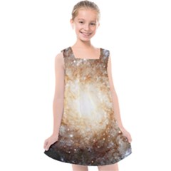 Galaxy Space Kids  Cross Back Dress by Sabelacarlos