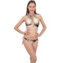 Galaxy Space Cross Front Halter Bikini Set View1