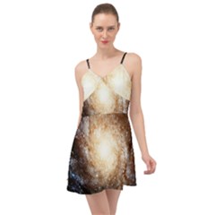 Galaxy Space Summer Time Chiffon Dress by Sabelacarlos