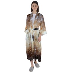 Galaxy Space Maxi Satin Kimono