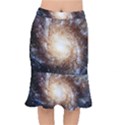 Galaxy Space Short Mermaid Skirt View1