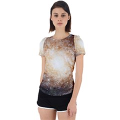 Galaxy Space Back Cut Out Sport Tee