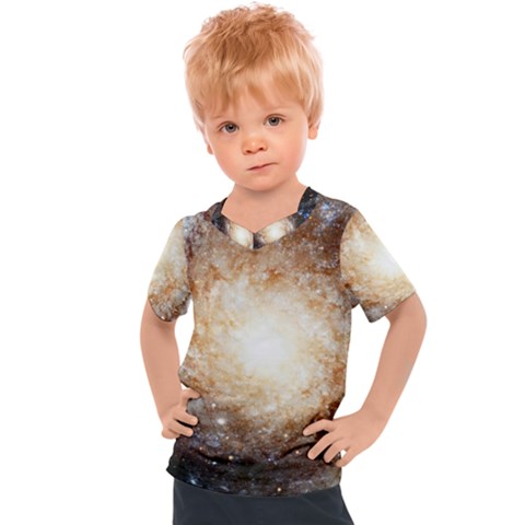 Galaxy Space Kids  Sports Tee by Sabelacarlos