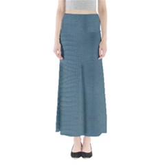 Turquoise Alligator Skin Full Length Maxi Skirt by LoolyElzayat