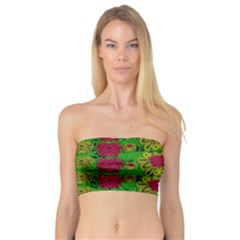 Rainbow Forest The Home Of The Metal Peacocks Bandeau Top by pepitasart