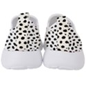 Black And White Seamless Cheetah Spots Men s Slip On Sneakers View4