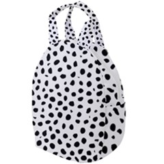 Black And White Seamless Cheetah Spots Travel Backpacks by LoolyElzayat