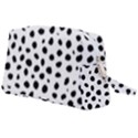 Black And White Seamless Cheetah Spots Wristlet Pouch Bag (Large) View2