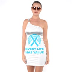 Child Abuse Prevention Support  One Soulder Bodycon Dress by artjunkie