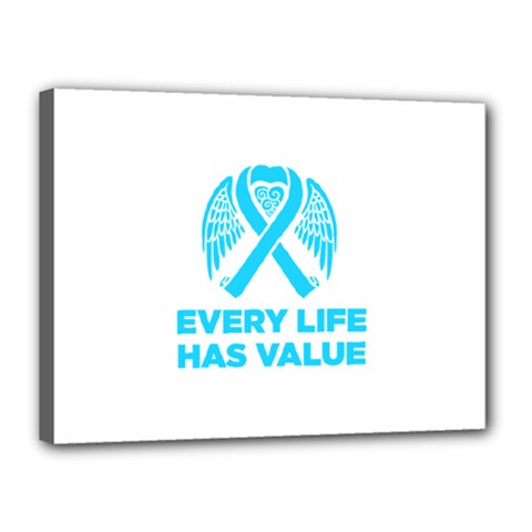 Child Abuse Prevention Support  Canvas 16  X 12  (stretched)