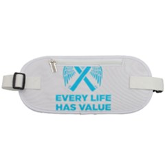 Child Abuse Prevention Support  Rounded Waist Pouch by artjunkie