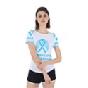 Child Abuse Prevention Support  Back Cut Out Sport Tee View2