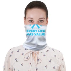 Child Abuse Prevention Support  Face Covering Bandana (adult) by artjunkie