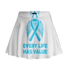 Child Abuse Prevention Support  Mini Flare Skirt