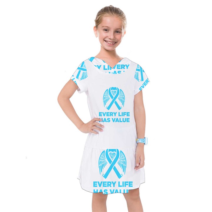 Child Abuse Prevention Support  Kids  Drop Waist Dress