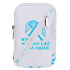 Child Abuse Prevention Support  Belt Pouch Bag (small) by artjunkie