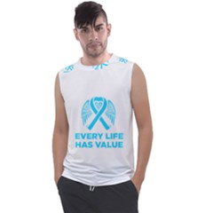 Child Abuse Prevention Support  Men s Regular Tank Top by artjunkie