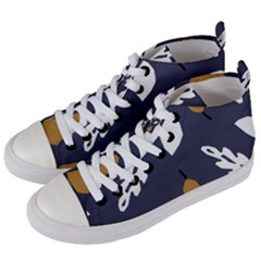 Pattern 10 Women s Mid-top Canvas Sneakers