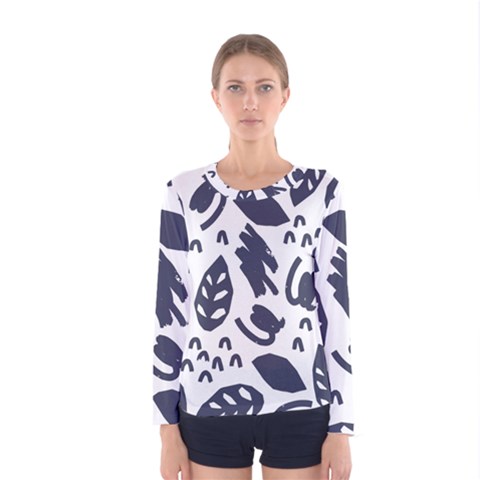 Orchard Leaves Women s Long Sleeve Tee by andStretch