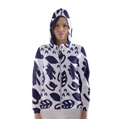 Orchard Leaves Women s Hooded Windbreaker