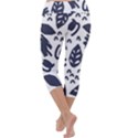 Orchard Leaves Capri Yoga Leggings View4