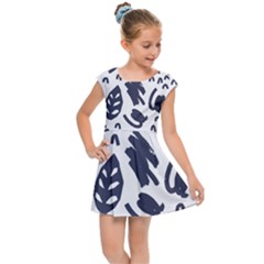 Orchard Leaves Kids  Cap Sleeve Dress