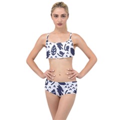 Orchard Leaves Layered Top Bikini Set