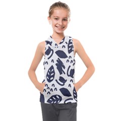 Orchard Leaves Kids  Sleeveless Hoodie by andStretch