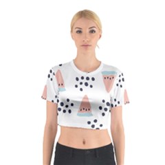 Watermelon Slice Cotton Crop Top by andStretch