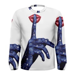 Hush Silence Quiet Secret Silent Men s Long Sleeve Tee