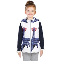 Hush Silence Quiet Secret Silent Kids  Hooded Puffer Vest