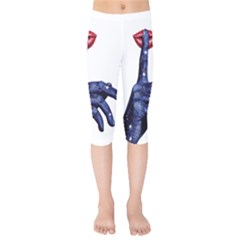 Hush Silence Quiet Secret Silent Kids  Capri Leggings 