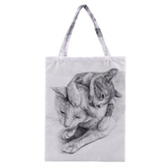 Cat Drawing Art Classic Tote Bag