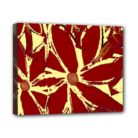 Flowery Fire Canvas 10  X 8  (stretched) by Janetaudreywilson