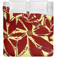 Flowery Fire Duvet Cover Double Side (king Size) by Janetaudreywilson