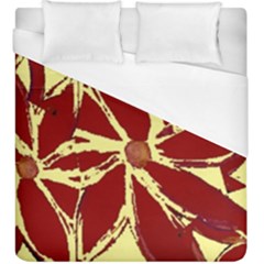 Flowery Fire Duvet Cover (king Size) by Janetaudreywilson