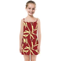 Flowery Fire Kids  Summer Sun Dress by Janetaudreywilson