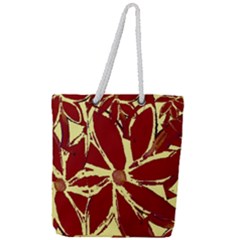 Flowery Fire Full Print Rope Handle Tote (large) by Janetaudreywilson