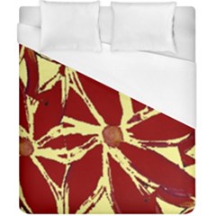 Flowery Fire Duvet Cover (california King Size) by Janetaudreywilson