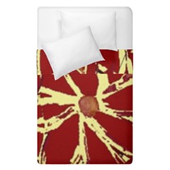 Flowery Fire Duvet Cover Double Side (single Size) by Janetaudreywilson